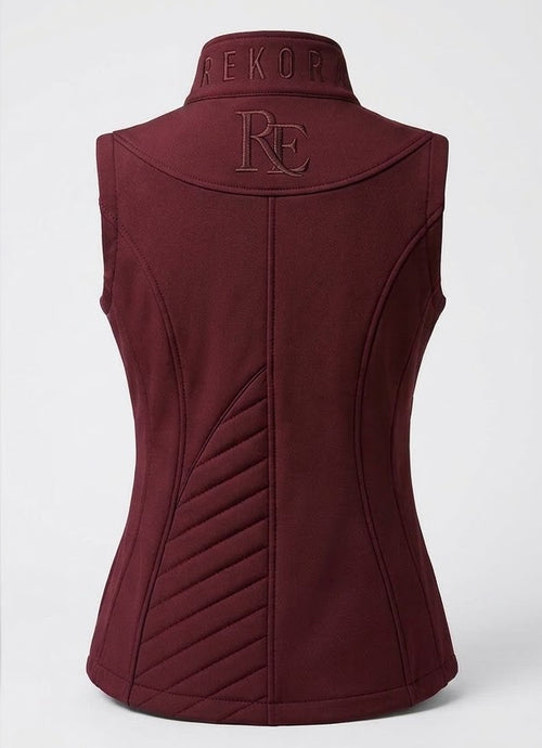 Equestrian Gilet-Burgundy